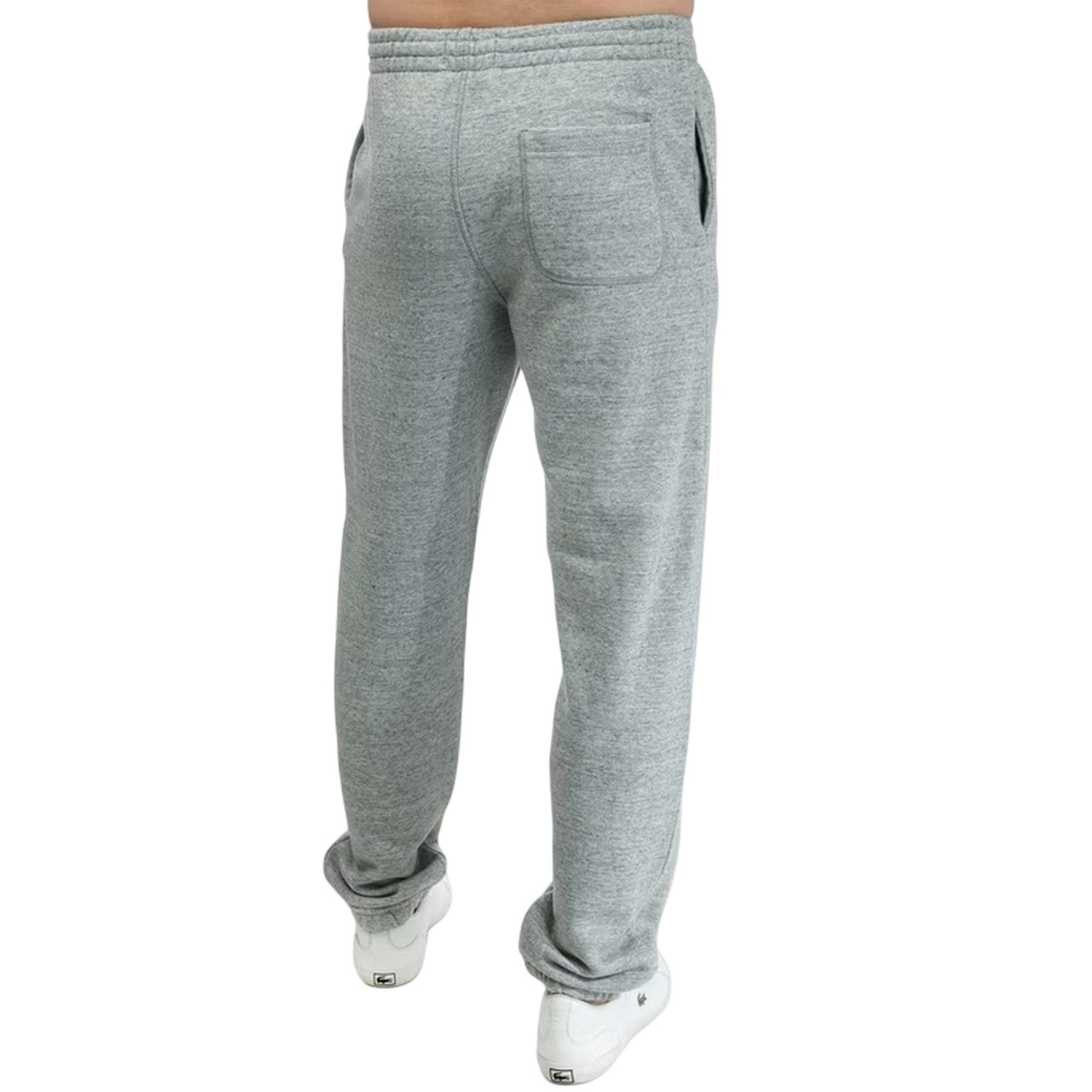 Heather Grey - Back - Dockers Mens Fleece Sport Joggers