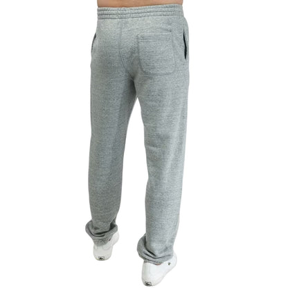 Heather Grey - Back - Dockers Mens Fleece Sport Joggers