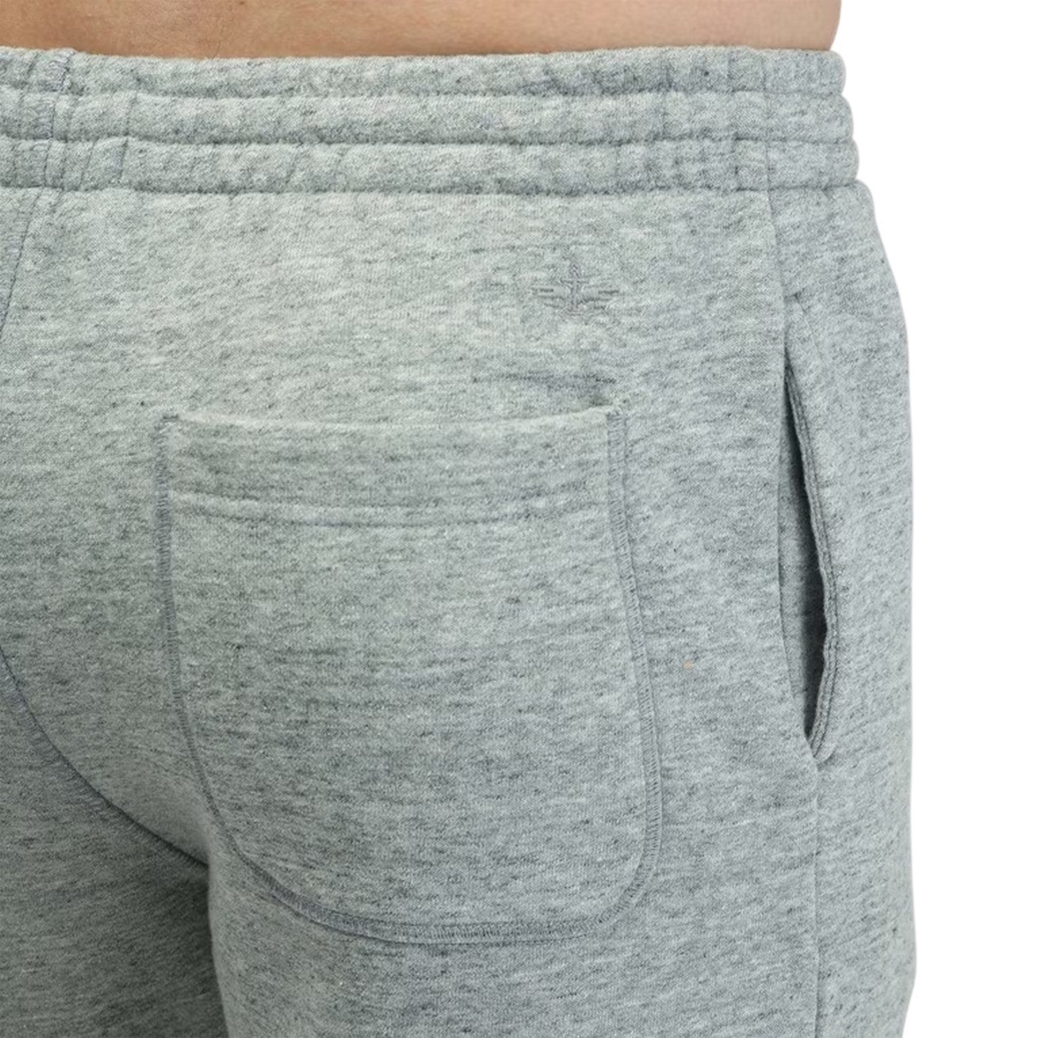 Heather Grey - Side - Dockers Mens Fleece Sport Joggers