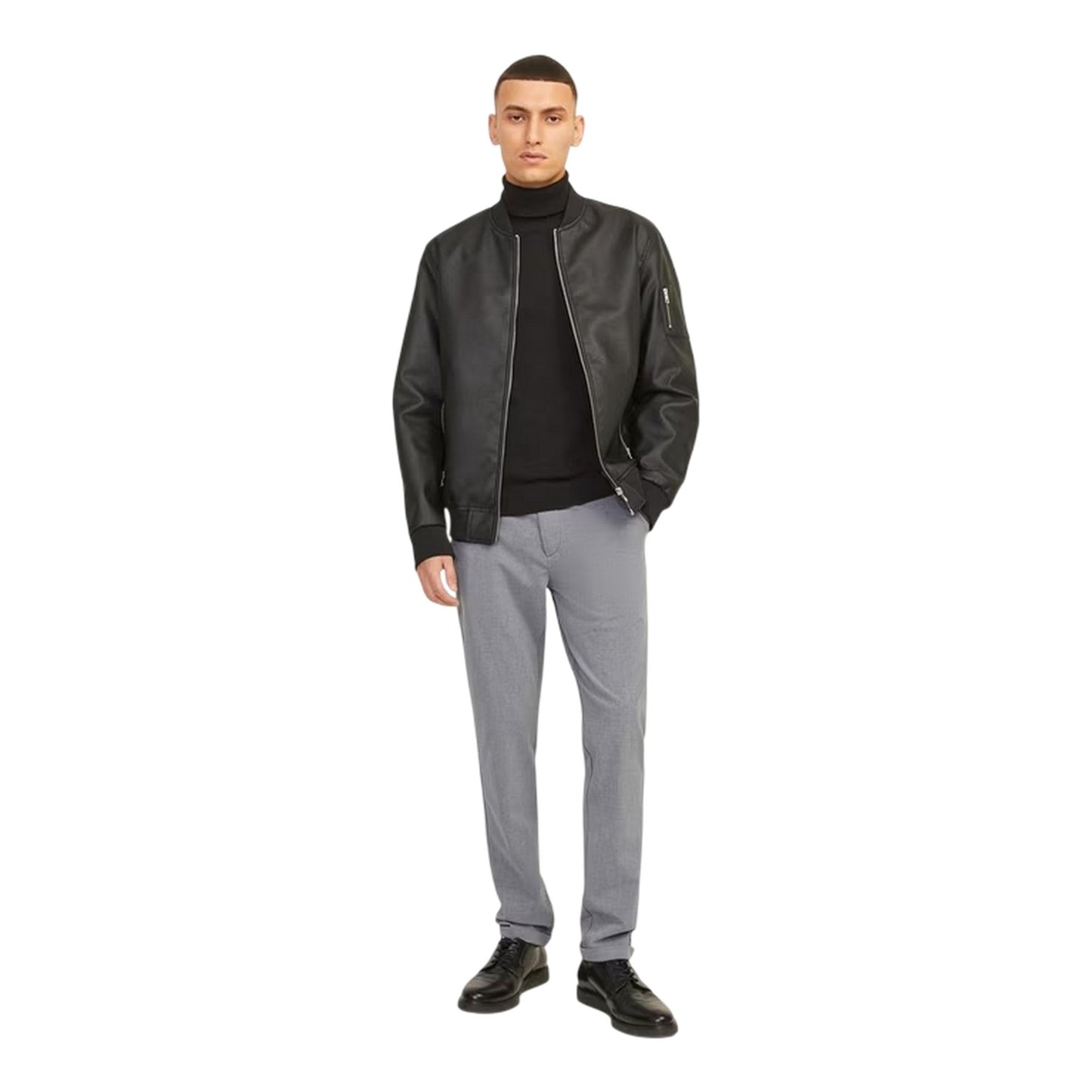 Grey Melange - Lifestyle - Jack And Jones Mens Connor Trousers