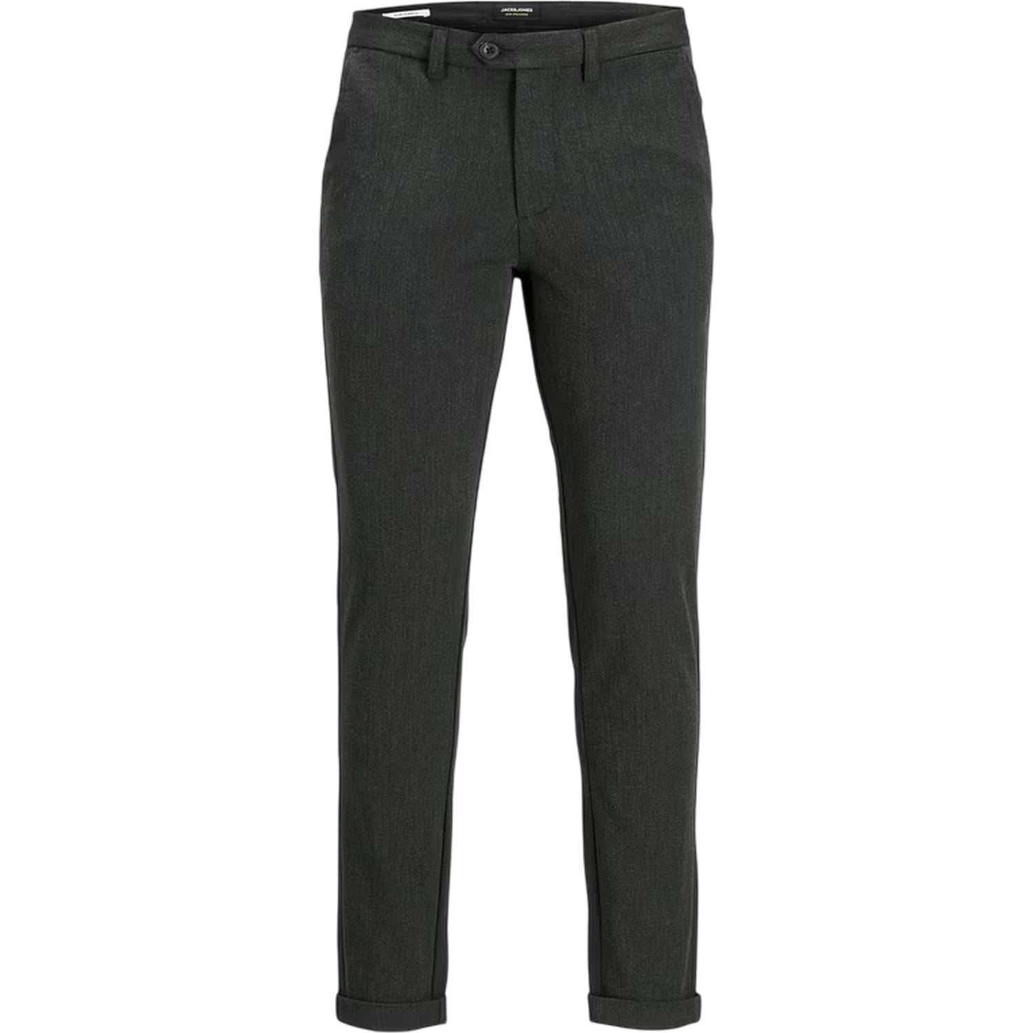 Dark Grey - Front - Jack And Jones Mens Connor Trousers