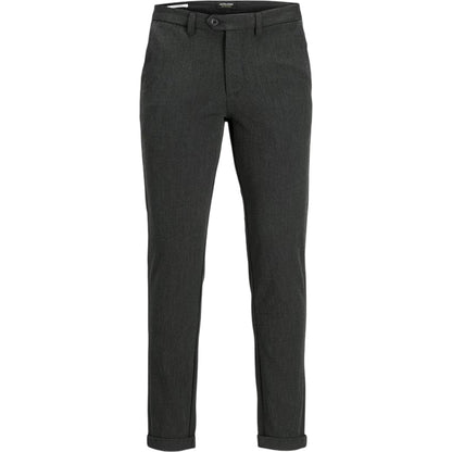Dark Grey - Front - Jack And Jones Mens Connor Trousers