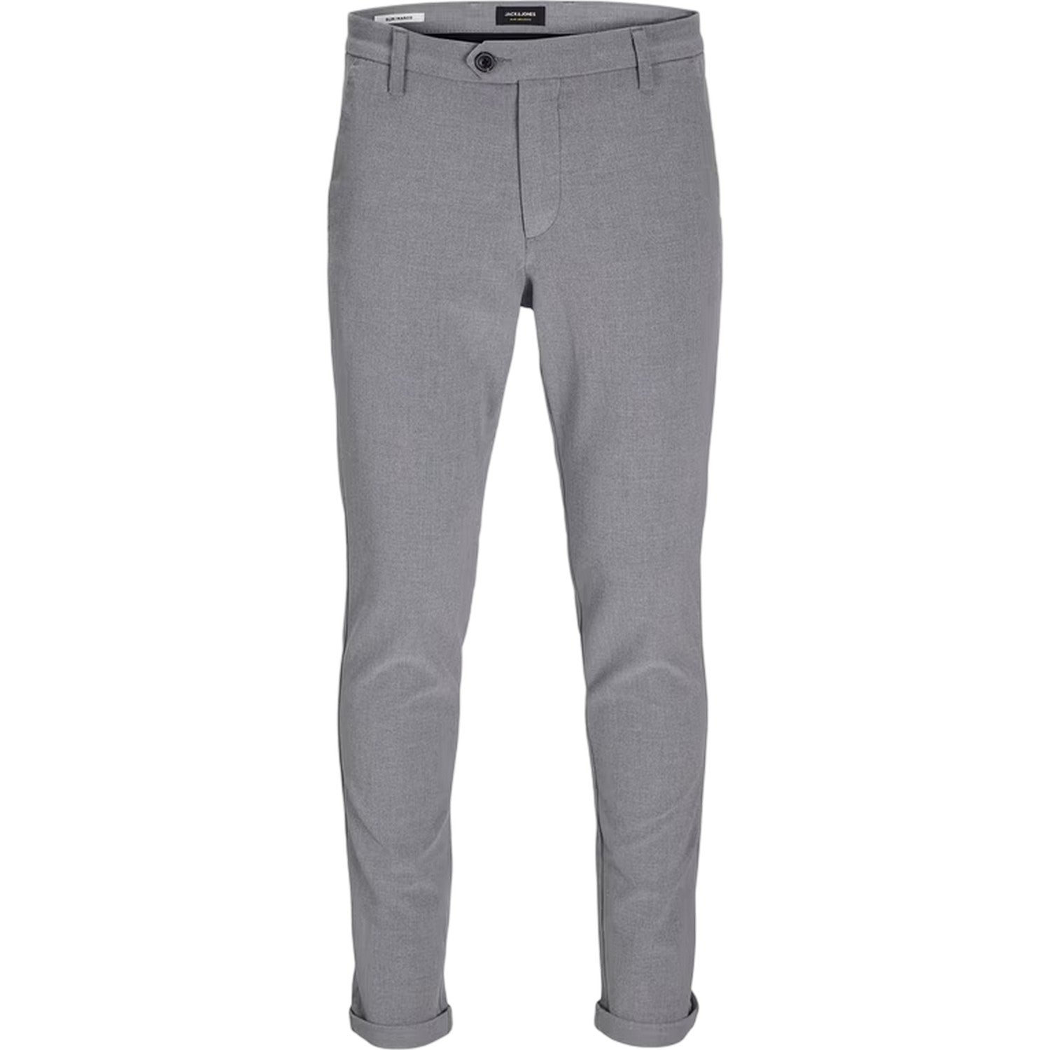Grey Melange - Front - Jack And Jones Mens Connor Trousers