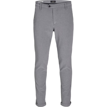 Grey Melange - Front - Jack And Jones Mens Connor Trousers