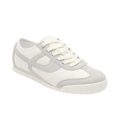 White-Grey - Side - Where´s That From Womens-Ladies Court Trainers