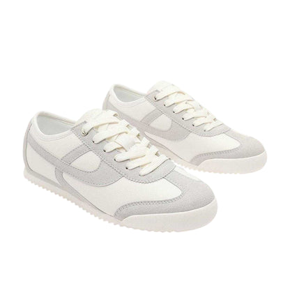 White-Grey - Lifestyle - Where´s That From Womens-Ladies Court Trainers