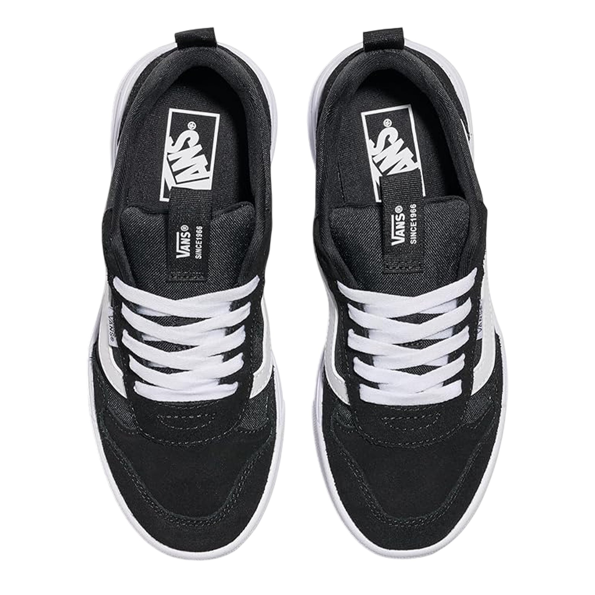 Black - Side - Vans Childrens-Kids Range BRZ Canvas Trainers