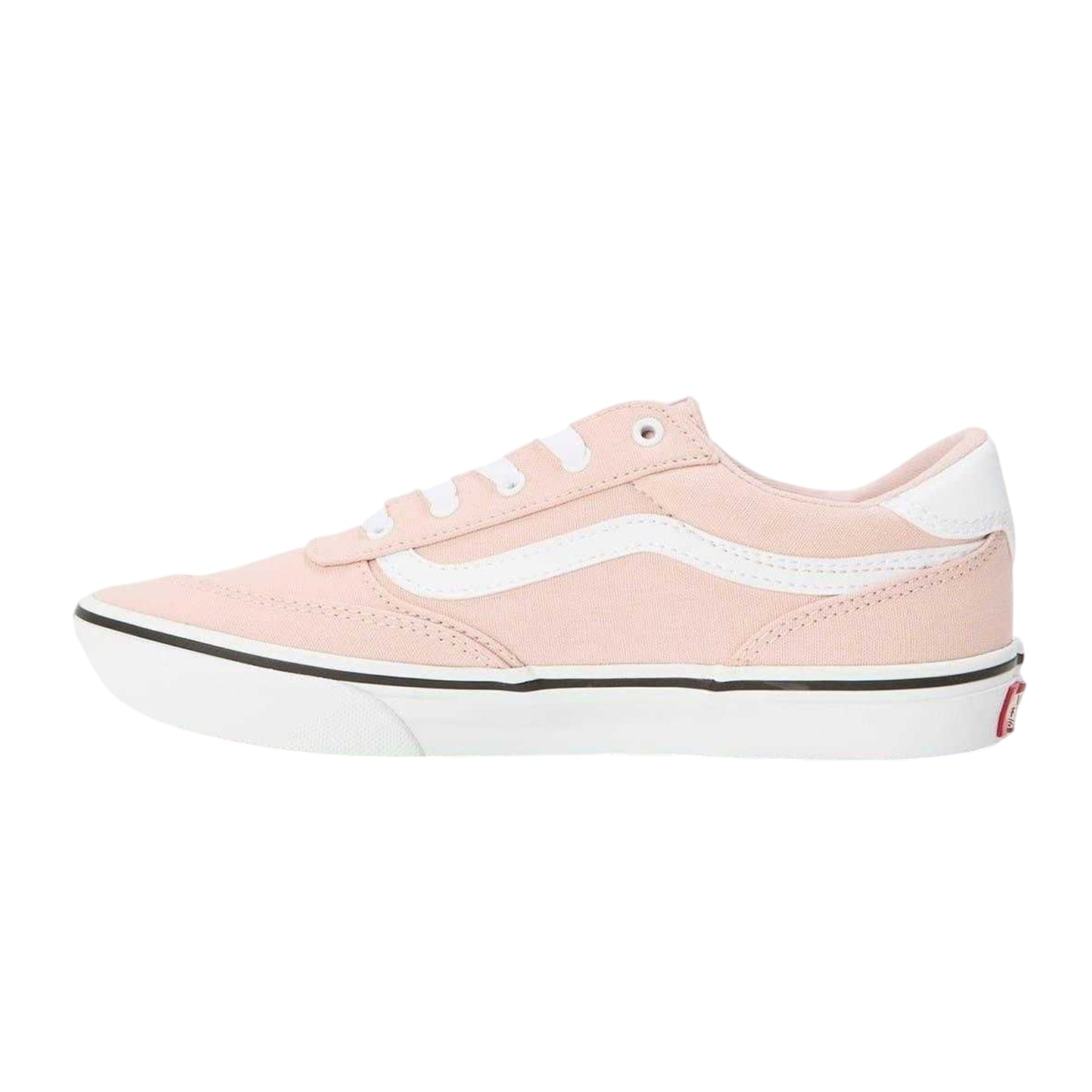 Rose - Back - Vans Childrens-Kids Brooklyn Canvas Platform Trainers