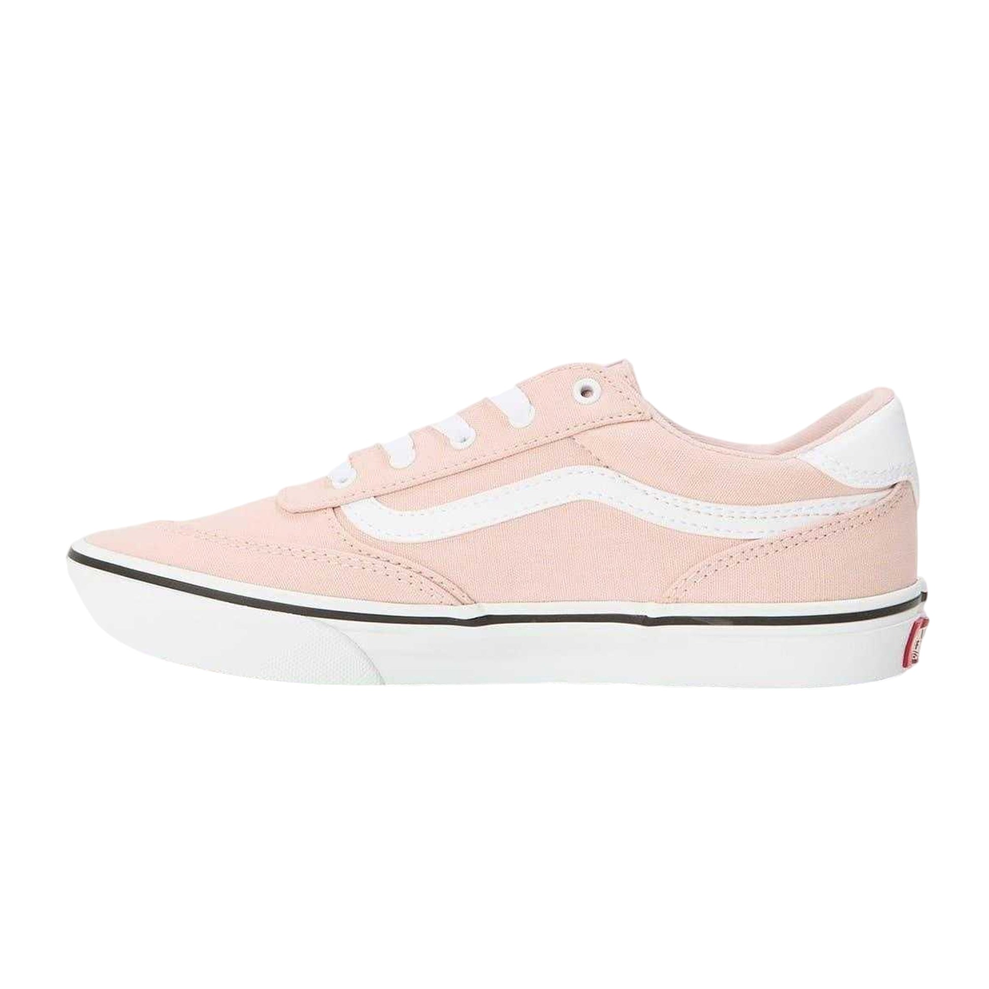 Rose - Back - Vans Childrens-Kids Brooklyn Canvas Platform Trainers