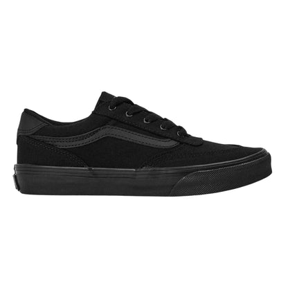Black - Front - Vans Childrens-Kids Brooklyn Canvas Platform Trainers