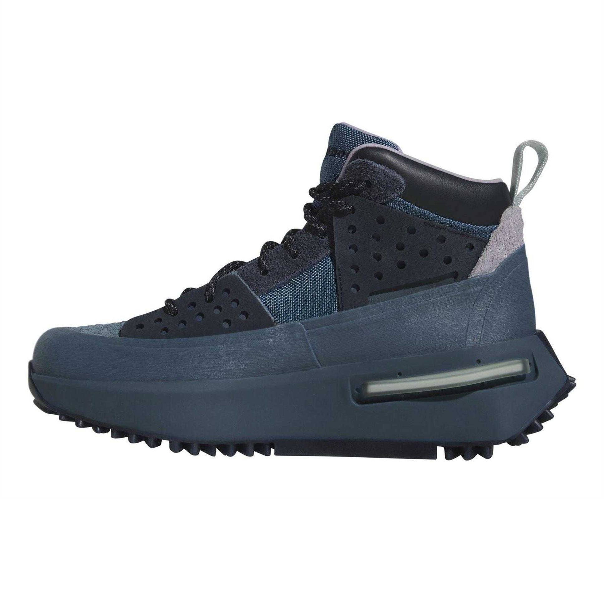 Blue - Back - Adidas Childrens-Kids Pharrell NMD Ryat Chunky Sole Trainers