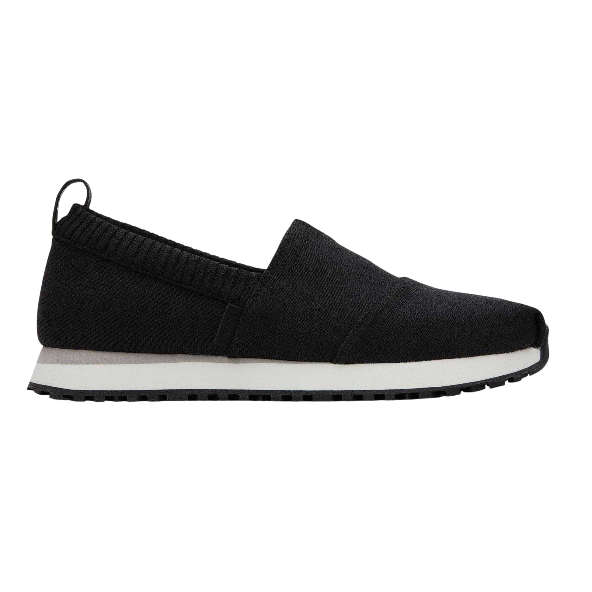 Black - Front - Toms Mens Alpargata Resident 2.0 Knitted Trainers