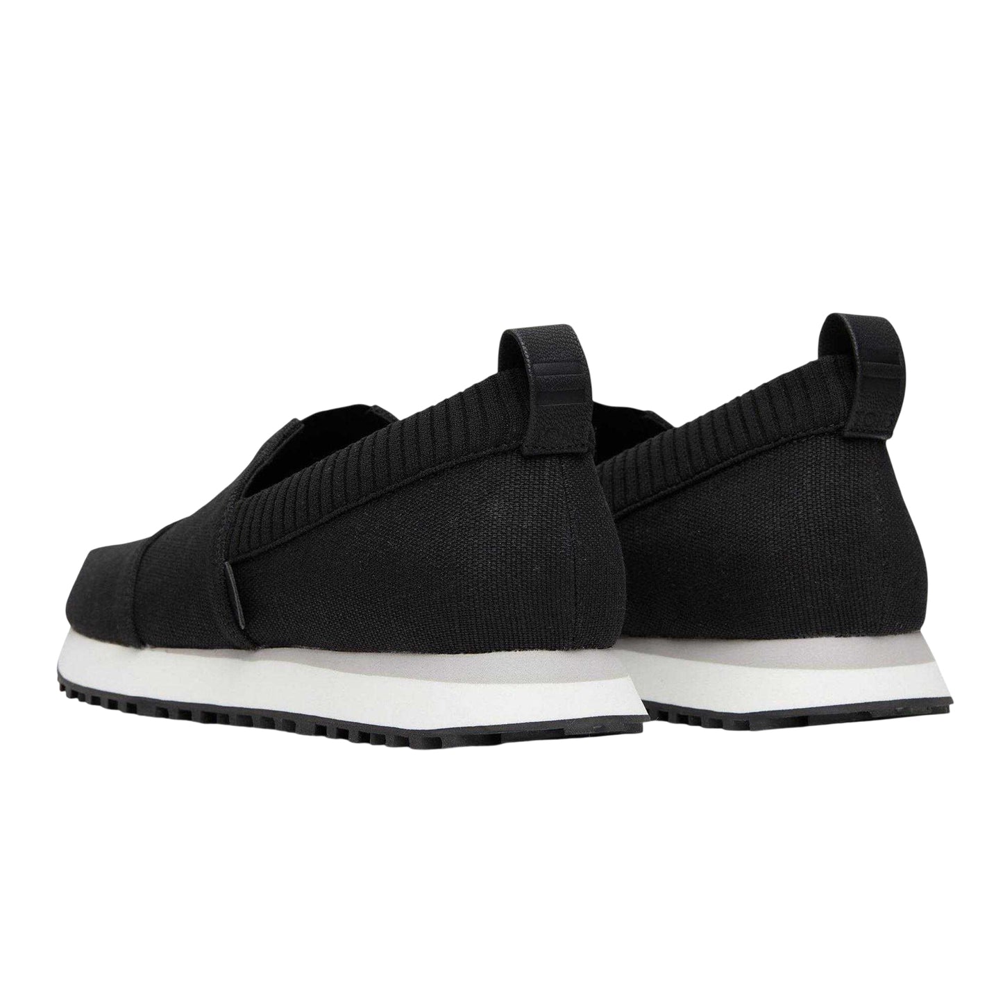 Black - Back - Toms Mens Alpargata Resident 2.0 Knitted Trainers