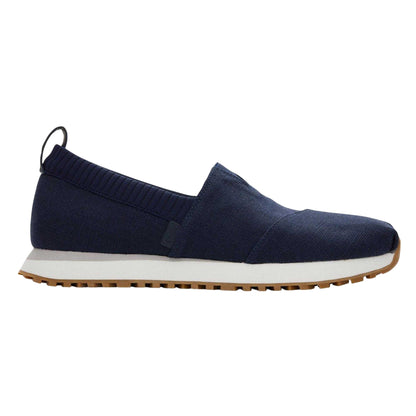 Navy - Front - Toms Mens Alpargata Resident 2.0 Knitted Trainers