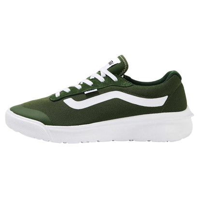 Mushroom - Back - Vans Mens Side Stripe Canvas Trainers