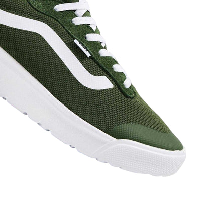 Mushroom - Side - Vans Mens Side Stripe Canvas Trainers