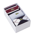 Multicoloured - Side - Lacoste Unisex Adult Cotton Crew Socks (Pack of 3)