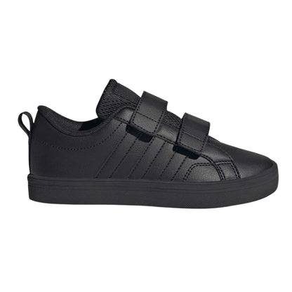 Triple Black - Front - Adidas Boys VS Pace 2.0 Trainers