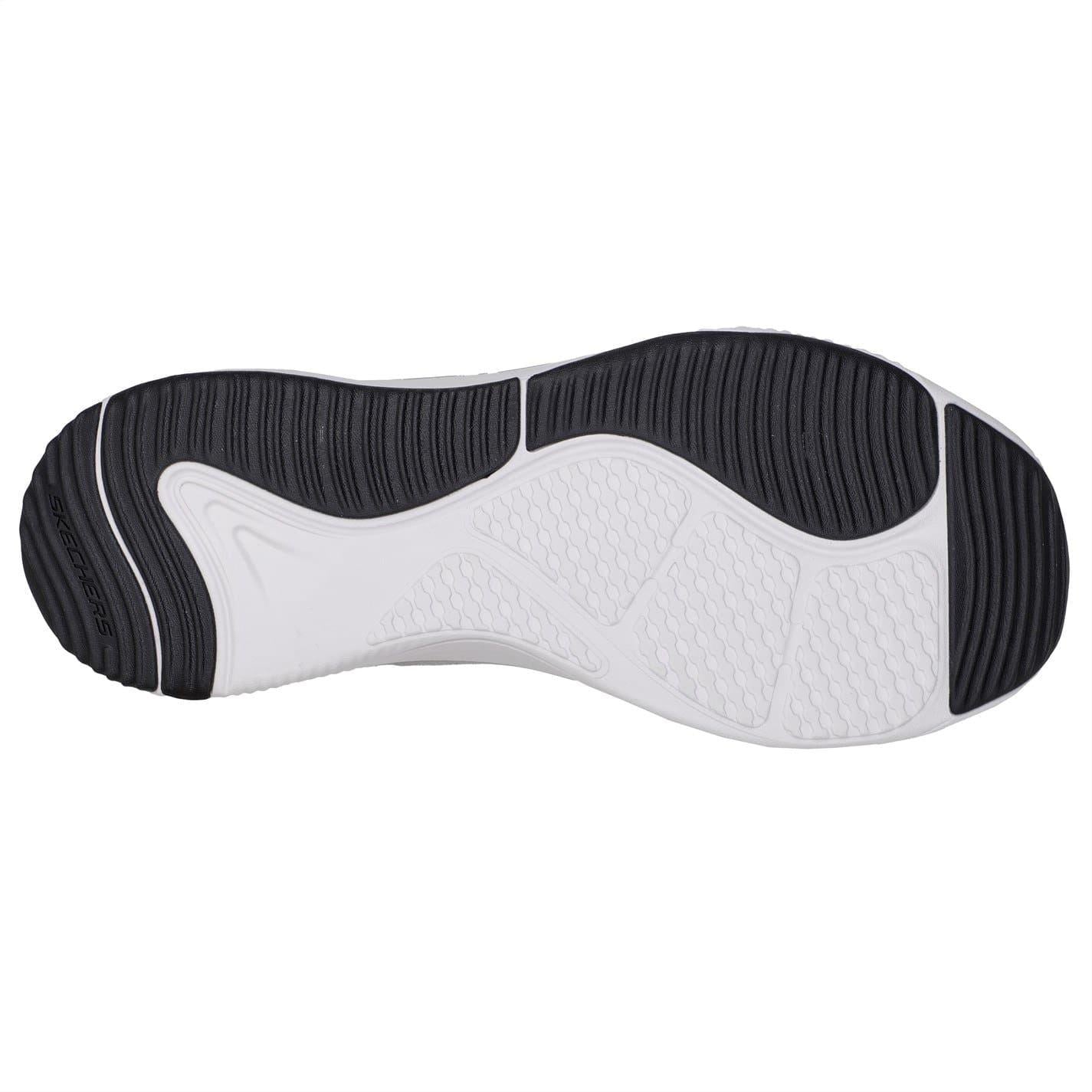 Grey - Side - Skechers Mens D´Lux Fitness Trainers