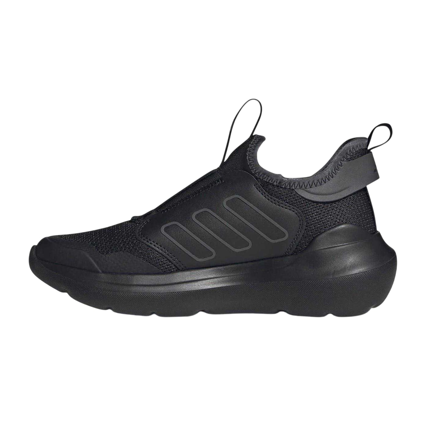 Triple Black - Side - Adidas Childrens-Kids Trainers