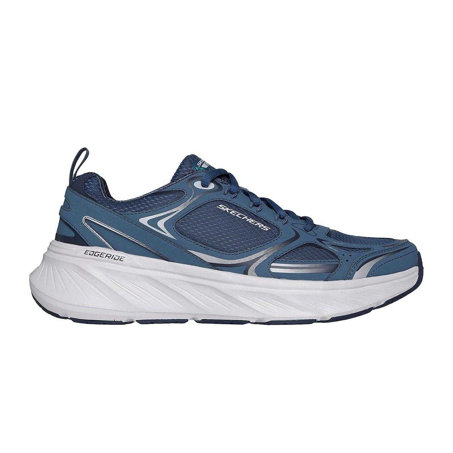 Slate Blue - Front - Skechers Mens Edgeride Exodis Chunky Sole Trainers