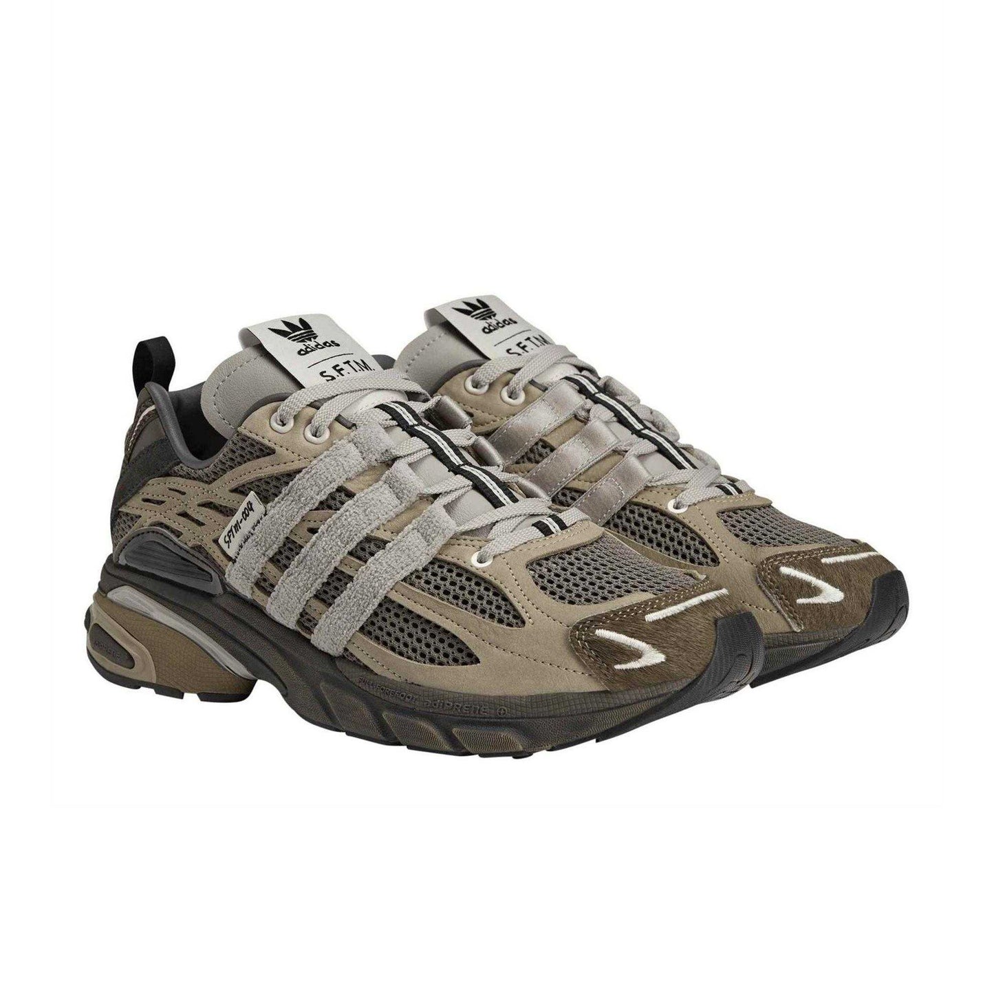 Brown - Lifestyle - Adidas Mens Originals Cushion STFM Nubuck Trainers