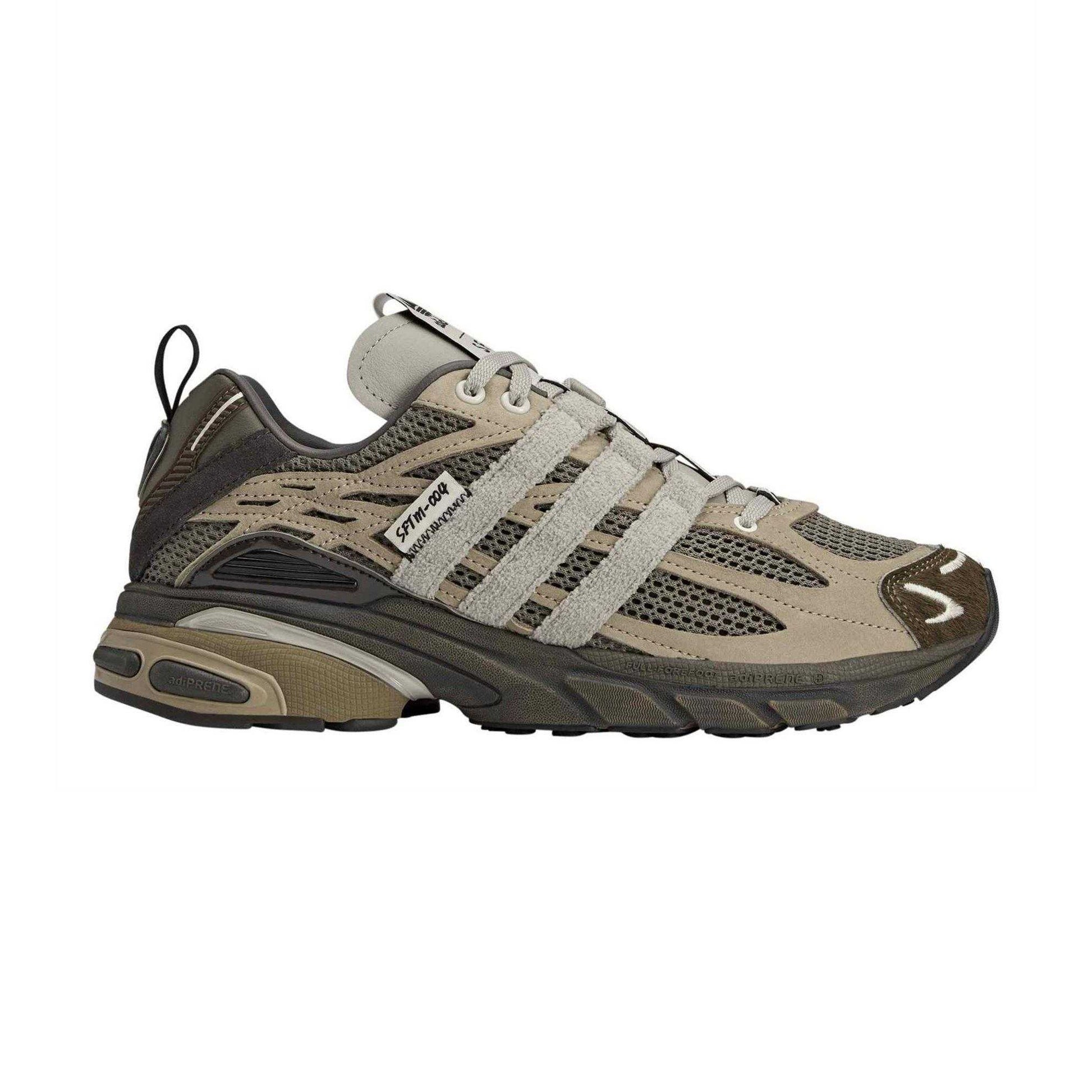 Brown - Front - Adidas Mens Originals Cushion STFM Nubuck Trainers