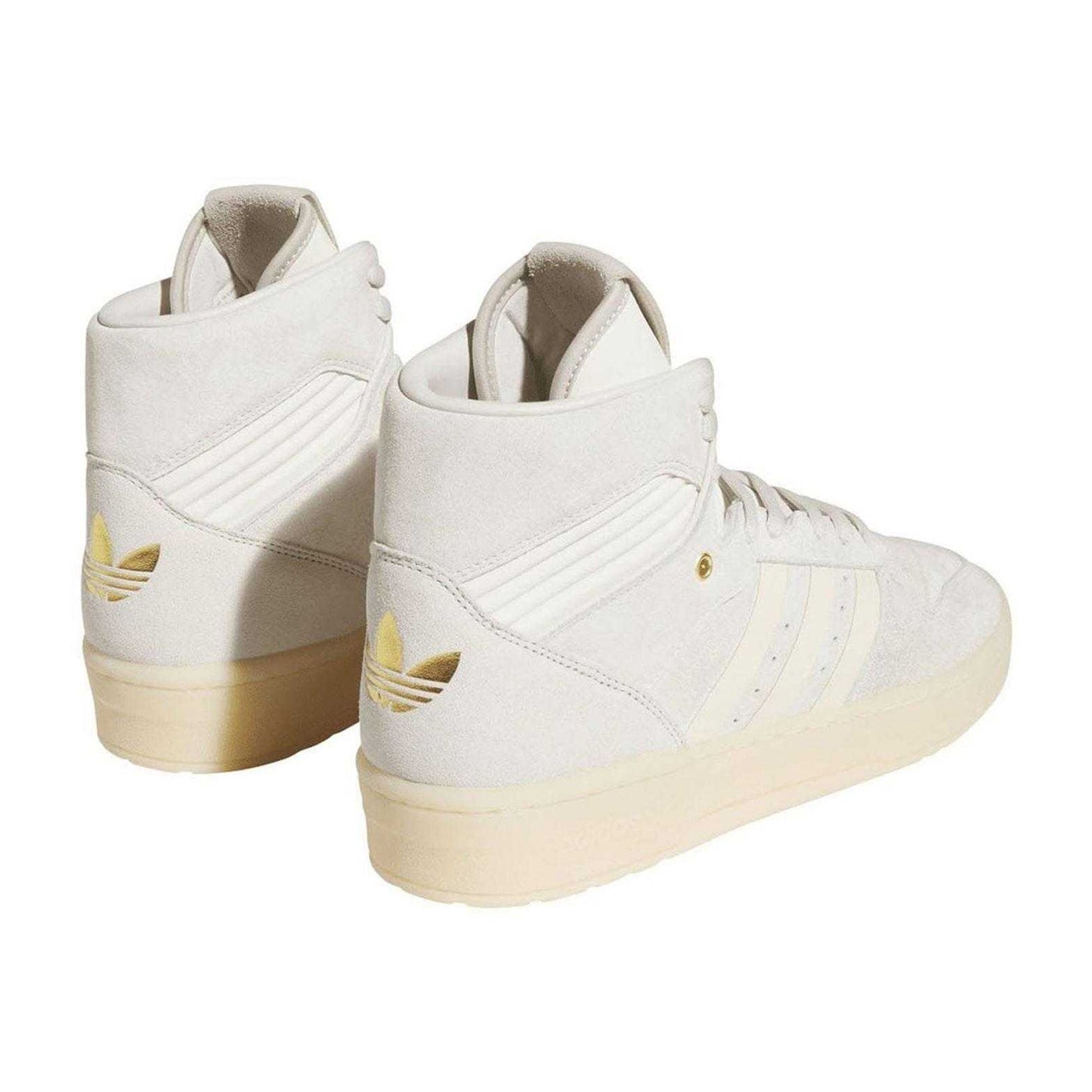 Off White - Back - Adidas Mens Rivalry Suede High-top High Top Trainers