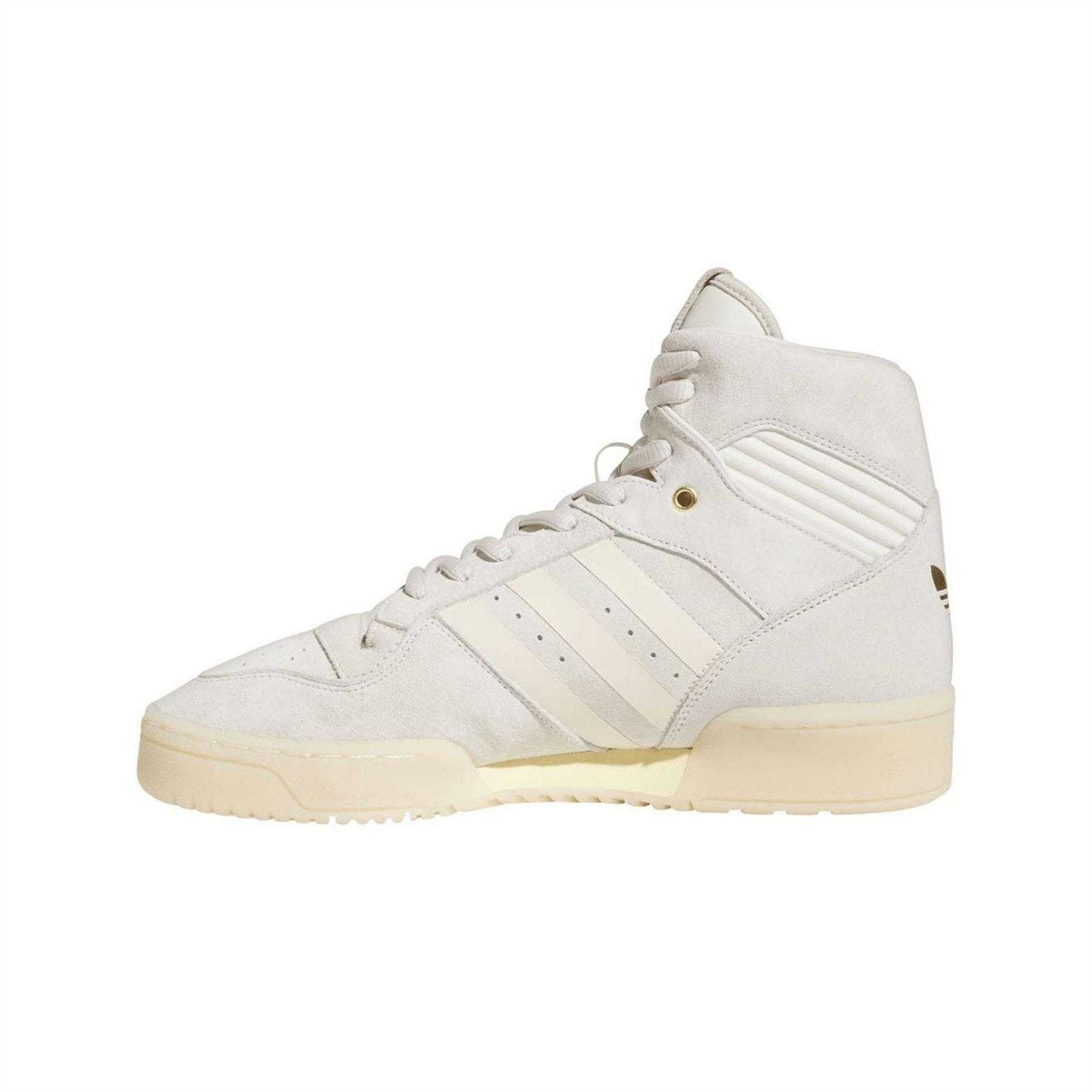 Off White - Side - Adidas Mens Rivalry Suede High-top High Top Trainers