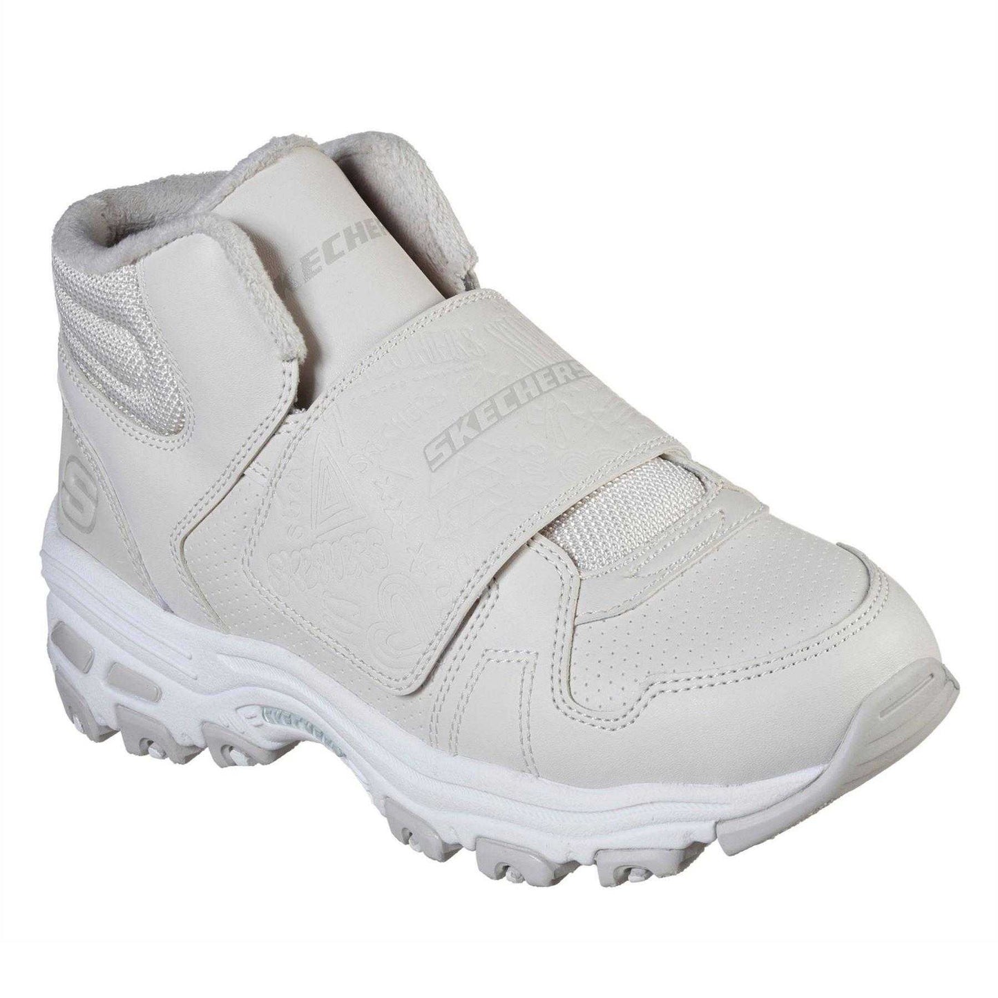 Natural - Back - Skechers Childrens-Kids Chunky Trainers