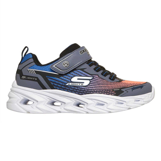 Multicoloured - Front - Skechers Childrens-Kids Vortex 3 Trainers