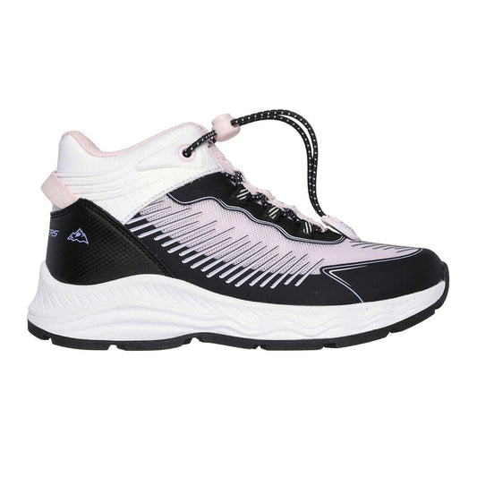 Black-Lavender - Front - Skechers Childrens-Kids Adventure 8 Trainers