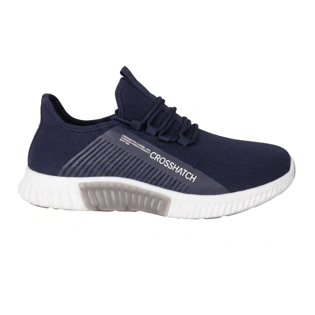 Navy - Front - Crosshatch Mens Nimbus Trainers