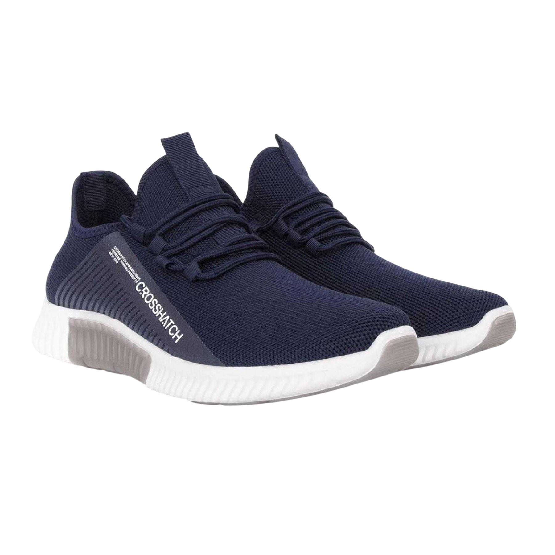 Navy - Lifestyle - Crosshatch Mens Nimbus Trainers