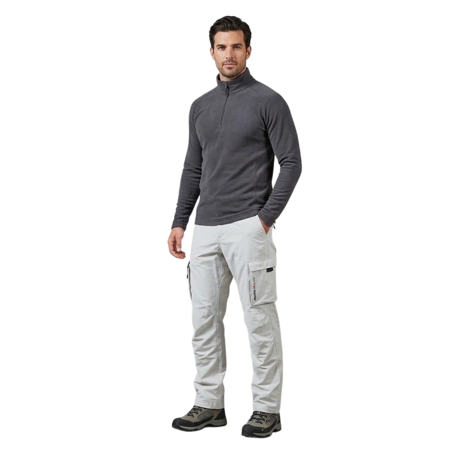 White - Side - Musto Mens Deck Cargo Trousers