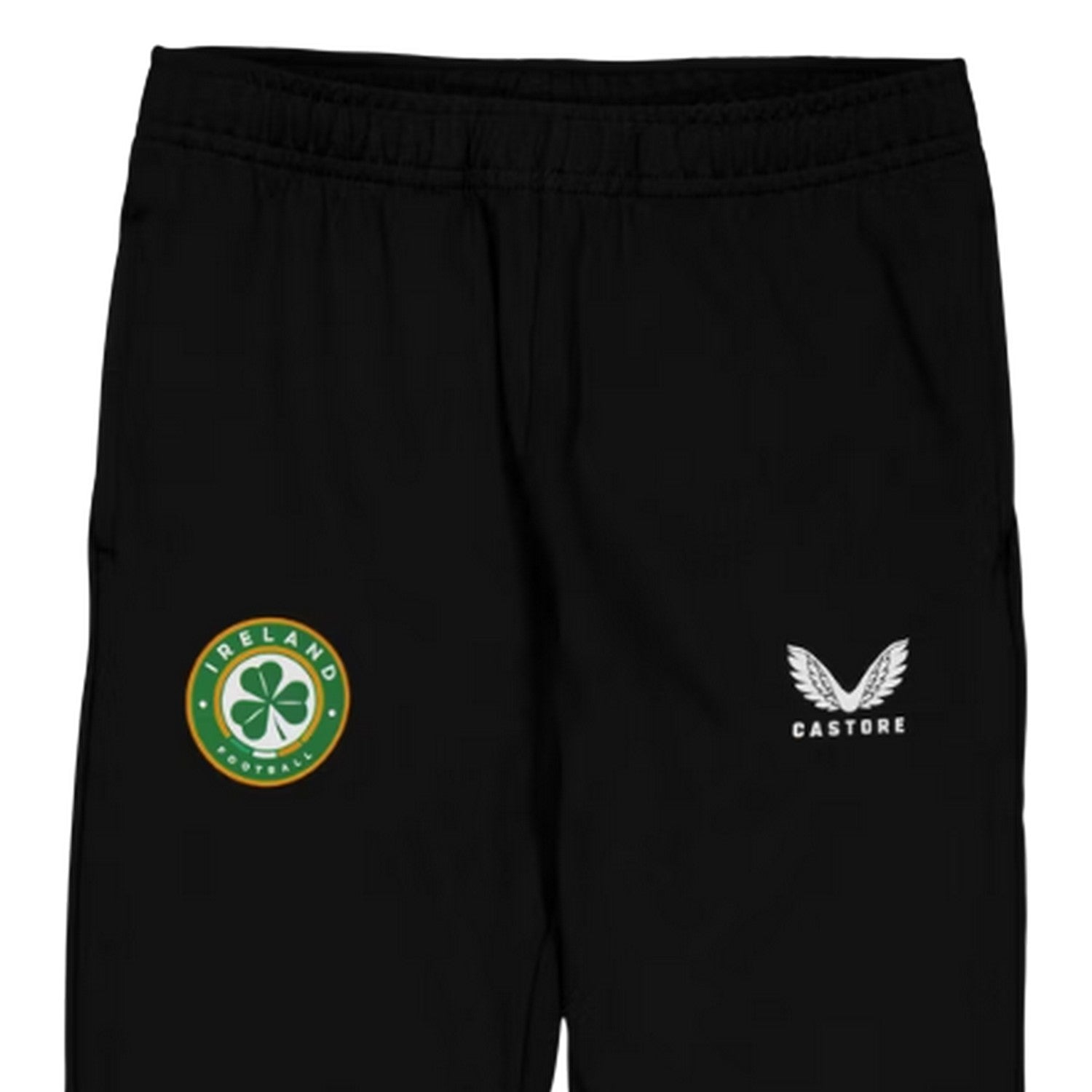 Black - Side - Castore Mens Ireland Slim Jogging Bottoms