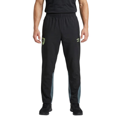 Black - Side - Umbro Mens AFC Bournemouth Tracksuit Bottoms