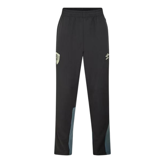 Black - Front - Umbro Mens AFC Bournemouth Tracksuit Bottoms