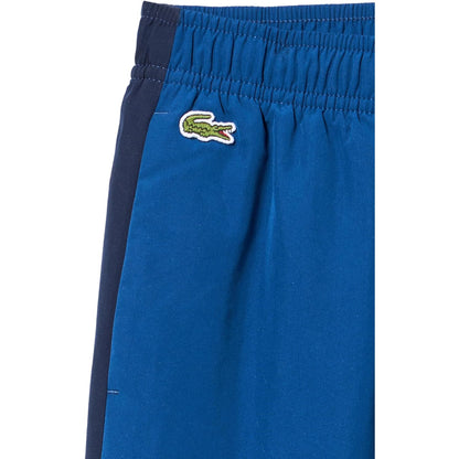 Navy - Side - Lacoste Boys Colour Block Tracksuit Bottoms