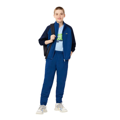 Navy - Lifestyle - Lacoste Boys Colour Block Tracksuit Bottoms