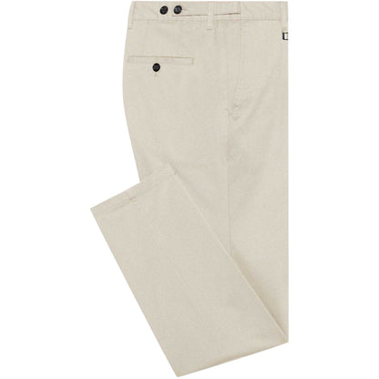 White - Back - Boss Mens Cotton Slim Chinos