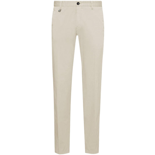 White - Front - Boss Mens Cotton Slim Chinos