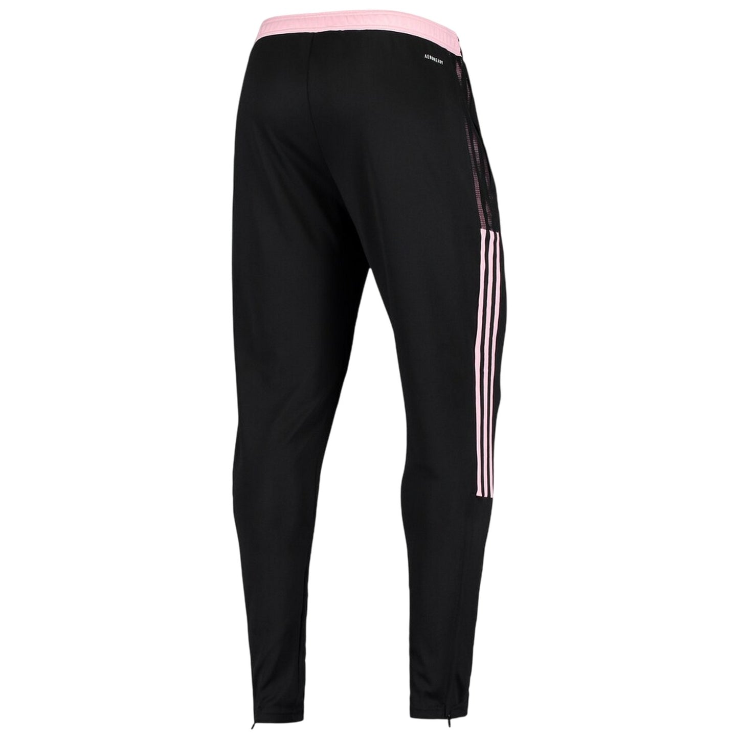 Black - Back - Inter Miami CF Mens Adidas Tapered Jogging Bottoms