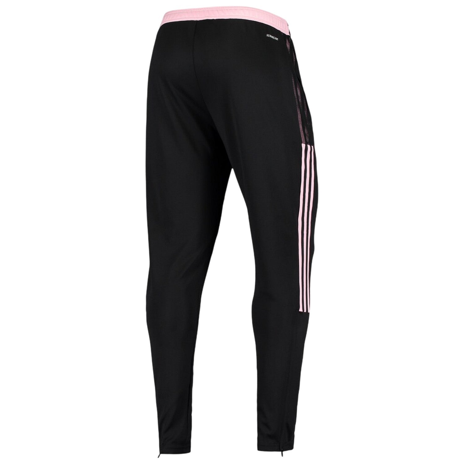 Black - Back - Inter Miami CF Mens Adidas Tapered Jogging Bottoms