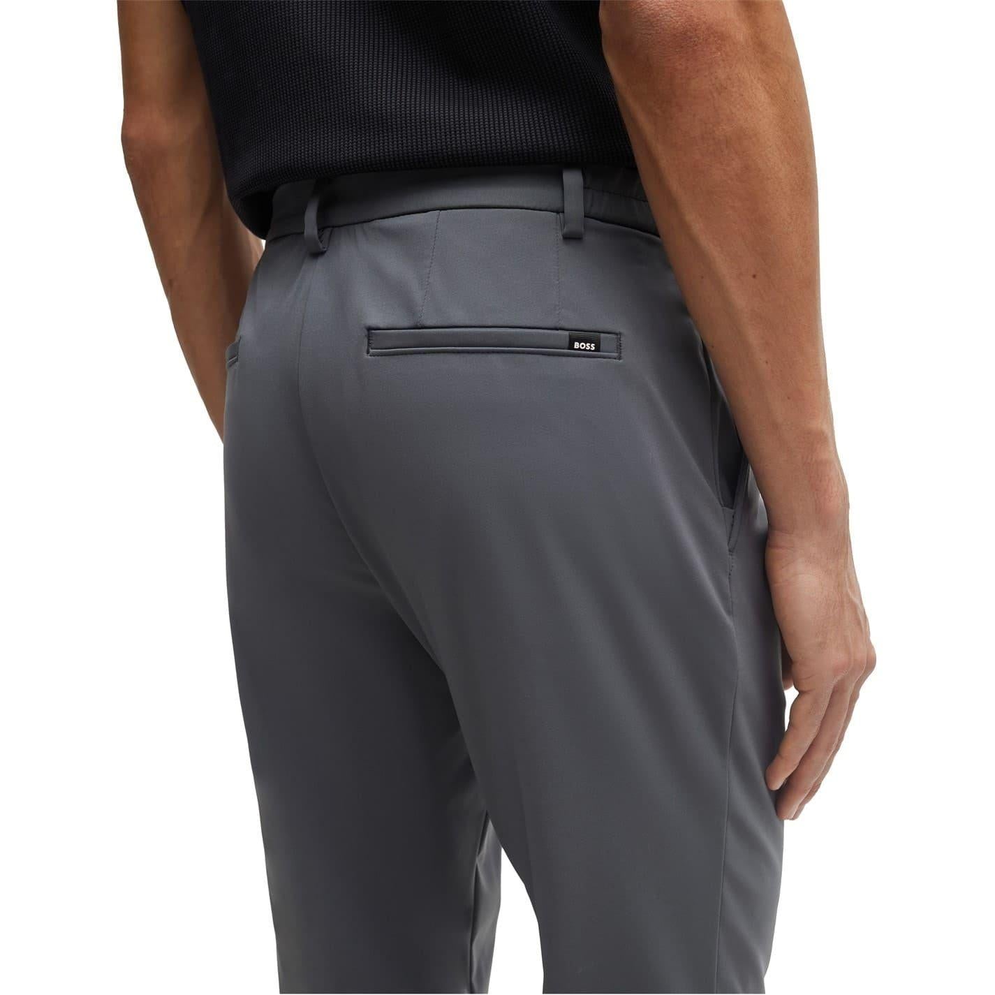 Medium Grey - Lifestyle - Boss Mens Genius Slim Trousers