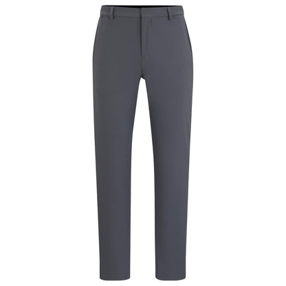 Medium Grey - Front - Boss Mens Genius Slim Trousers