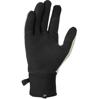 Light Khaki-Black - Back - Nike Unisex Adult Fleece Therma-Fit Gloves