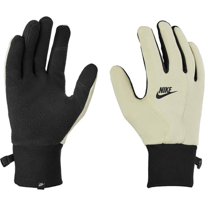 Light Khaki-Black - Side - Nike Unisex Adult Fleece Therma-Fit Gloves
