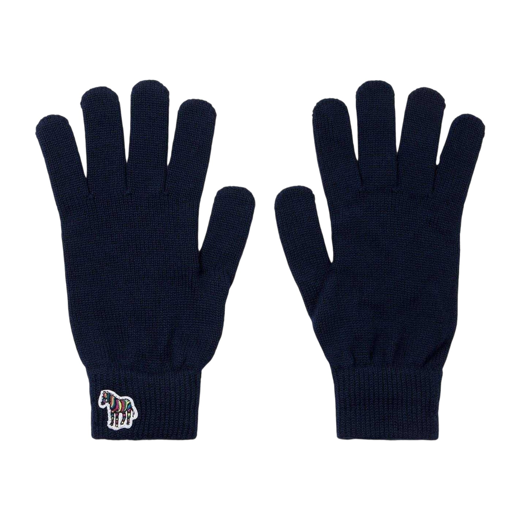 Blue - Front - Paul Smith Mens Wool Gloves