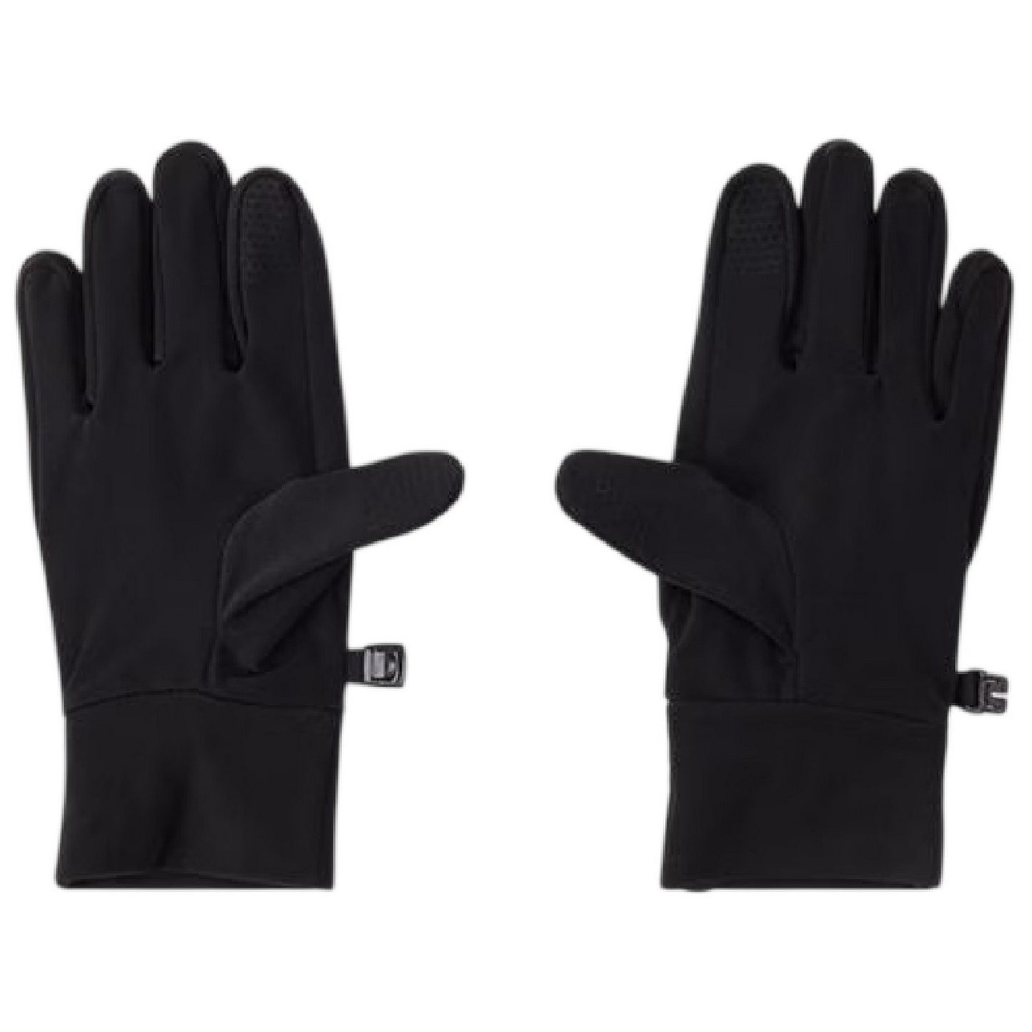 Black - Back - Boss Mens Fleece Fitted Running Gloves
